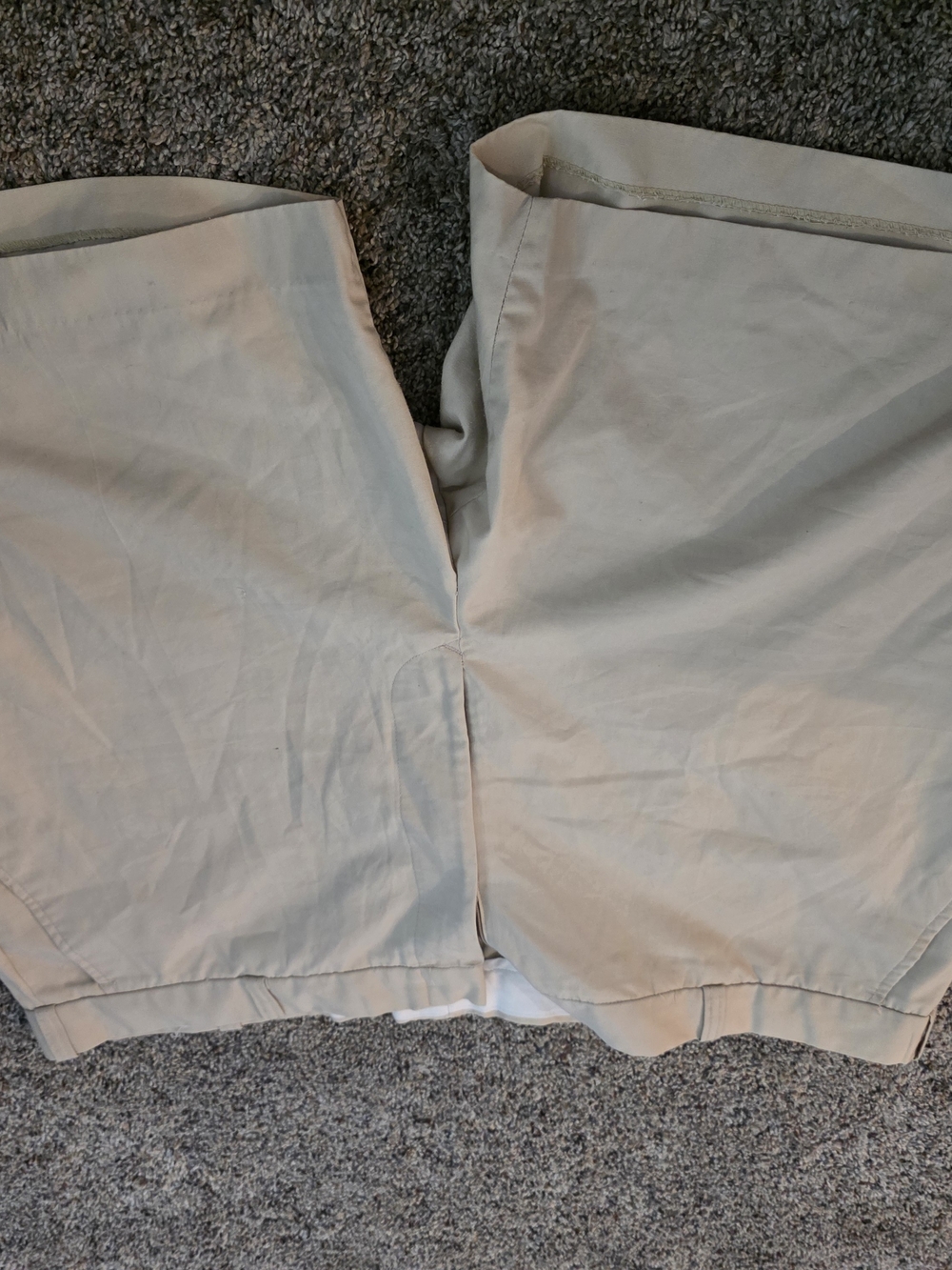 Men's Flat Front Tan Shorts - Lightweight Summer Staple